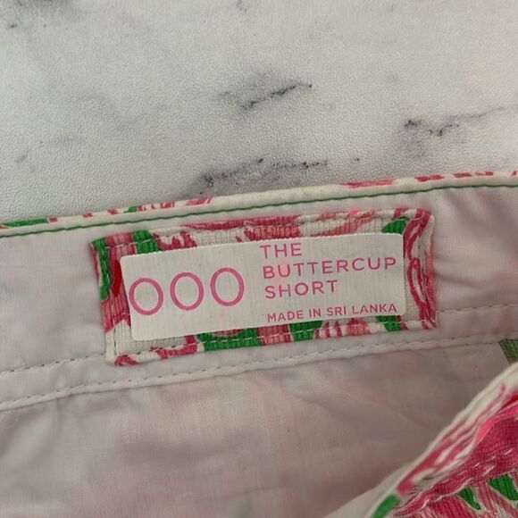 Lilly Pulitzer Buttercup Scallop Hem Shorts 000 - Picture 3 of 5